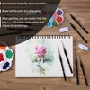 image:imageMr Pen Miniature Paint Brushes 9 Pcs Detail Paint Brush SetBlack