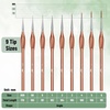 image:imageMr Pen Miniature Paint Brushes 9 Pcs Detail Paint Brush SetRose Gold