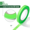 image:imageMr Pen Orange Yellow Masking Tape 06 Inch Wide 3 Rolls 3 x 55 Yards  Orange Yellow Painters TapeLight Green