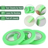 image:imageMr Pen Orange Yellow Masking Tape 06 Inch Wide 3 Rolls 3 x 55 Yards  Orange Yellow Painters TapeLight Green