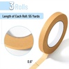 image:imageMr Pen Orange Yellow Masking Tape 06 Inch Wide 3 Rolls 3 x 55 Yards  Orange Yellow Painters TapeOrange Yellow