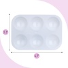 image:imageMr Pen Plastic Paint Palette 30 Pack 6 Wells  White Rectangular Paint Tray Palette for Painting DIY Craft
