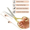 image:imageMr Pen Premium Tailor Scissors 8Inch  Heavy Duty Carbon Steel Sewing amp Fabric Scissors Tailor Shears UltraSharp for Smooth CuttingGold