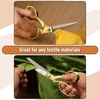 image:imageMr Pen Premium Tailor Scissors 8Inch  Heavy Duty Carbon Steel Sewing amp Fabric Scissors Tailor Shears UltraSharp for Smooth CuttingGold