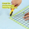 image:imageMr Pen Quilting Ruler Set 4 Pcs  Sizes 45X456X695X95125X125 Quilting Squares Quilt Ruler Rulers for Quilting and Sewing