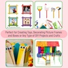 image:imageMr Pen Red Popsicle Sticks 45 Inch 200 Pack  Vibrant amp Smooth Craft Sticks Thick amp Durable Wood for DIY Crafts Toy Making School Projects Decorations amp Art ActivitiesRainbow