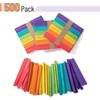 image:imageMr Pen Red Popsicle Sticks 45 Inch 200 Pack  Vibrant amp Smooth Craft Sticks Thick amp Durable Wood for DIY Crafts Toy Making School Projects Decorations amp Art ActivitiesRainbow