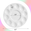 image:imageMr Pen Round Paint Tray Palettes 8 Pack  Plastic White Palettes for Students Kids Paint Holder DIY Craft Class Painting16 Pack