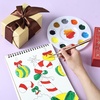 image:imageMr Pen Round Paint Tray Palettes 8 Pack  Plastic White Palettes for Students Kids Paint Holder DIY Craft Class Painting8 Pack