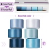 image:imageMr Pen Satin Ribbon 6 Rolls 1 Inch 5 YardsRoll  Shades of Blue Satin Ribbon 1 Inch