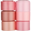 image:imageMr Pen Satin Ribbon 6 Rolls 1 Inch 5 YardsRoll  Shades of Pink Satin Ribbon 1 Inch Mothers Day Decoration