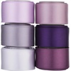 image:imageMr Pen Satin Ribbon 6 Rolls 1 Inch 5 YardsRoll  Shades of Purple Satin Ribbon 1 Inch