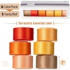 image:imageMr Pen Satin Ribbon 6 Rolls 1 Inch 5 YardsRoll  Terracotta Ribbon 1 Inch