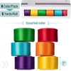 image:imageMr Pen Satin Ribbon 6 Rolls 1 Inch 5 YardsRoll  Vibrant Rainbow Ribbon 1 Inch
