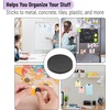 image:imageMr Pen Self Adhesive Magnet Square 150 pcs Flexible and Extra Thin  08x08 Magnetic Square with Adhesive Backing Perfect for Crafts DIY Projects amp Decorative MagnetBlack Round