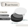 image:imageMr Pen Self Adhesive Magnet Square 150 pcs Flexible and Extra Thin  08x08 Magnetic Square with Adhesive Backing Perfect for Crafts DIY Projects amp Decorative MagnetBlack Round