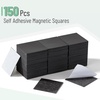 image:imageMr Pen Self Adhesive Magnet Square 150 pcs Flexible and Extra Thin  08x08 Magnetic Square with Adhesive Backing Perfect for Crafts DIY Projects amp Decorative MagnetBlack Square