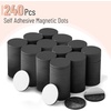 image:imageMr Pen Self Adhesive Magnet Square 150 pcs Flexible and Extra Thin  08x08 Magnetic Square with Adhesive Backing Perfect for Crafts DIY Projects amp Decorative MagnetBlack Round