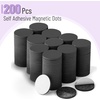 image:imageMr Pen Self Adhesive Magnet Square 150 pcs Flexible and Extra Thin  08x08 Magnetic Square with Adhesive Backing Perfect for Crafts DIY Projects amp Decorative MagnetBlack Round