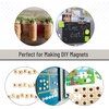 image:imageMr Pen Self Adhesive Magnet Square 150 pcs Flexible and Extra Thin  08x08 Magnetic Square with Adhesive Backing Perfect for Crafts DIY Projects amp Decorative MagnetBlack Round