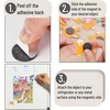 image:imageMr Pen Self Adhesive Magnet Square 150 pcs Flexible and Extra Thin  08x08 Magnetic Square with Adhesive Backing Perfect for Crafts DIY Projects amp Decorative MagnetBlack Round