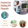 image:imageMr Pen Self Adhesive Magnet Square 150 pcs Flexible and Extra Thin  08x08 Magnetic Square with Adhesive Backing Perfect for Crafts DIY Projects amp Decorative MagnetBlack Round