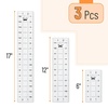 image:imageMr Pen Sewing Ruler 3 Pack 6 12 amp 17 Acrylic Ruler Quilting Ruler  Cutting Ruler Acrylic Ruler for Cutting Fabric Rulers for Quilting and Sewing Non Slip Quilt Rulers Sewing Supplies