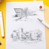 image:imageMr Pen Tracing Paper Roll 12 x 20 Yards White  Trace Paper for Sewing Patterns