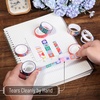 image:imageMr Pen Washi Tape Set 15 Rolls Assorted Sizes 5 YardsRoll  Washi Tape for Scrapbook Arts Crafts Journals and Planners Woodland WhisperGeo Labyrinth