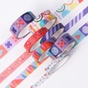 image:imageMr Pen Washi Tape Set 15 Rolls Assorted Sizes 5 YardsRoll  Washi Tape for Scrapbook Arts Crafts Journals and Planners Woodland WhisperGeo Labyrinth