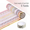 image:imageMr Pen Washi Tape Set 15 Rolls Assorted Sizes 5 YardsRoll  Washi Tape for Scrapbook Arts Crafts Journals and Planners Woodland WhisperWoodland Whisper