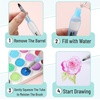 image:imageMr Pen Watercolor Brush Pens 4 pcs 4 x Point Tips Blue Set Large  Nylon Bristles Refillable Watercolor Pens for Acrylic Gouache Crayons Ideal for Artists Drawing Sketching