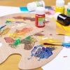 image:imageMr Pen Wooden Paint Palette 2 Pack Artist Palette Painting Palette  Oil Paint Palette