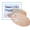 image:imageMr Pen Wooden Paint Palette 2 Pack Artist Palette Painting Palette  Oil Paint Palette