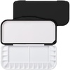 image:imageMr Pen Airtight Watercolor Palette with Lid 18 Wells amp 2 Mixing Areas  Lightweight Sealing Paint Palette for Travel Painting Watercolor Mixing Art Class and Studio UseBlack