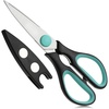 image:imageMr Pen All Purpose Kitchen Shears with Protective Sheath 8 Inch  Dishwasher Safe Stainless Steel Food Scissors with MicroSerrated Blades Durable Utility Kitchen Shears Gray amp OrangeBlack