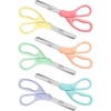 image:imageMr Pen Kids Scissors 6 Pack 5 Inch Pastel Macaroon Color Ages 4  Stainless Steel Blunt Tip amp Ergonomic Plastic Handle Right amp Left Handed Safety Scissors for Kids Ages 68Pastel Colors