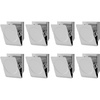 image:imageMr Pen Magnetic Clips 8 Pack Silver 12 Inch Metal Clips  Refrigerator MagnetsSilver