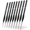 image:imageMr Pen Miniature Paint Brushes 9 Pcs Detail Paint Brush SetBlack