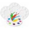 image:imageMr Pen Round Paint Tray Palettes 8 Pack  Plastic White Palettes for Students Kids Paint Holder DIY Craft Class Painting4 Pack