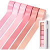 image:imageMr Pen Satin Ribbon 6 Rolls 1 Inch 5 YardsRoll  Shades of Pink Satin Ribbon 1 Inch Mothers Day Decoration