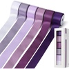 image:imageMr Pen Satin Ribbon 6 Rolls 1 Inch 5 YardsRoll  Shades of Purple Satin Ribbon 1 Inch