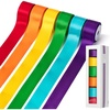 image:imageMr Pen Satin Ribbon 6 Rolls 1 Inch 5 YardsRoll  Vibrant Rainbow Ribbon 1 Inch
