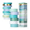image:imageMr Pen Washi Tape Set 15 Rolls Assorted Sizes 5 YardsRoll  Washi Tape for Scrapbook Arts Crafts Journals and Planners Woodland WhisperOcean Breez