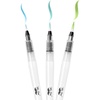 image:imageMr Pen Watercolor Brush Pens 3 pcs 3 x Point Tips Styles  Nylon Bristles Refillable Watercolor Pens for Acrylic Gouache Crayons Ideal for Artists Drawing Sketching