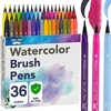 image:imageMr Pen Watercolor Brush Pens 36 Pack Blendable Art Markers  NonToxic Smooth Color Pens for Calligraphy Coloring Pros amp Beginners