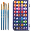 image:imageMr Pen Watercolor Paint Set 40 pcs 36 Colors Watercolor Paints  4 Brushes NonToxic Watercolor Paint Portable Watercolor Set Water Colors for Adults Kids1 Count Pack of 1