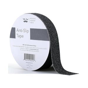 image:imageMr Pen Anti Slip Tape 4 Inch x 23 Feet Black Waterproof  Non Skid Tape for Stairs Floors Ladders Equipment1 Inch  20 Feet