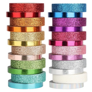 image:imageMr Pen Glitter Washi Tape Set 24 Rolls 6mm10mm  Thin Metallic Decorative Tape Set for Bullet Journal Scrapbook Arts Crafts Planners and Gift Packaging