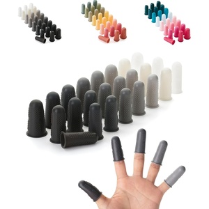 image:imageMr Pen Hot Glue Gun Finger Protectors 72 pcs  Assorted Colors Silicone Finger Protectors Rubber Fingers Tips Rubber Finger Covers Rubber Finger Tips ProtectorBlack  White Shades